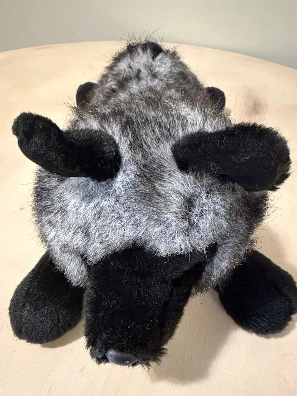 Douglas Sterling the Silver Fox 20 Inch Silver Gray Faux Fur EUC